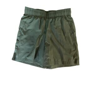 All in motion green grey mesh lined shorts size 8